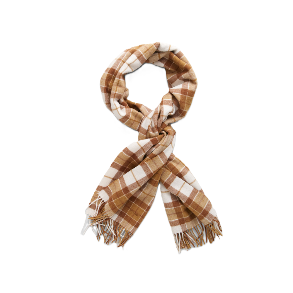 GANT CHECKED WOOL SCARF - Karierter Wollschal für Damen